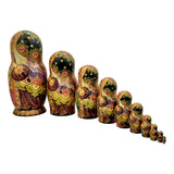 Large Nesting Dolls Russian Fairytale Storyteller for Kids BuyRussianGifts Store