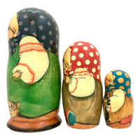 Farm Nesting Dolls Large 5 Piece Set BuyRussianGifts Store