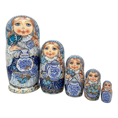 Tea Time Nesting Dolls BuyRussianGifts Store