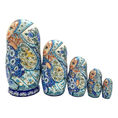Matryoshka Famous Gzhel Style BuyRussianGifts Store