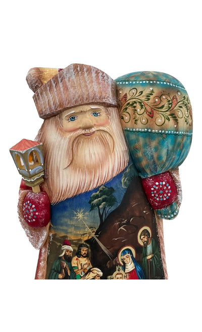 12.5” Traditional Russian Santa Nativity Figurine BuyRussianGifts Store