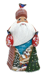 Santa Clause Birds Blue BuyRussianGifts Store