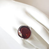 Free Form Adjustable Cherry Amber Ring BuyRussianGifts Store