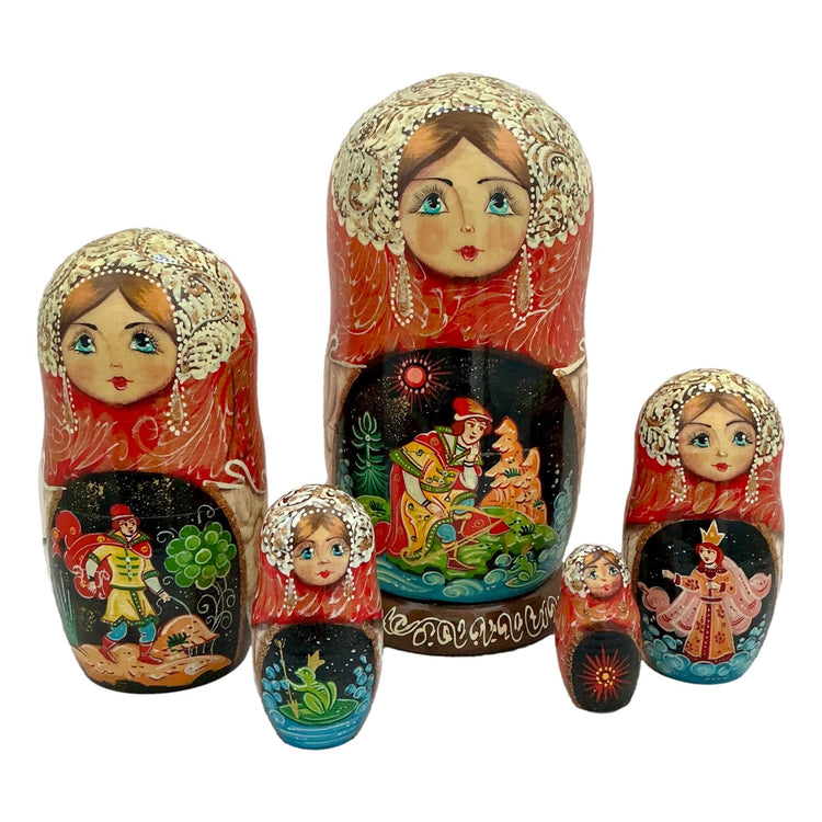 Unique Matryoshka Fairytale Frog Princess BuyRussianGifts Store