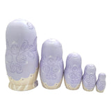 Traditional Matryoshka Lavender Russian Easter Gift BuyRussianGifts Store