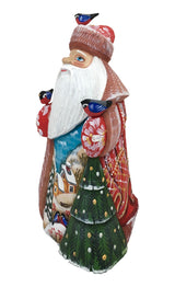 Santa Clause Birds Blue BuyRussianGifts Store