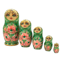 Red Nesting Doll with Ladybug BuyRussianGifts Store