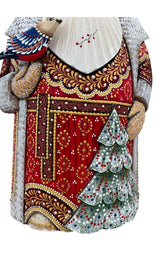 Wooden Grandfather Frost Bird Christmas Tree BuyRussianGifts Store