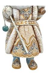 Russian Father Frost White Blue Coat BuyRussianGifts Store