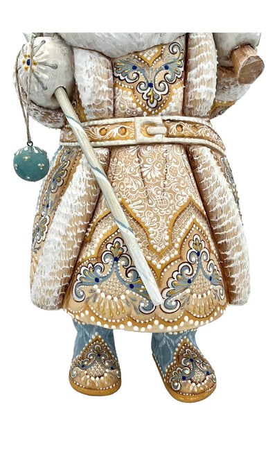 Russian Father Frost White Blue Coat BuyRussianGifts Store