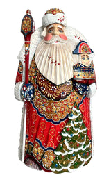 Large Wooden Father Frost Nutcracker Christmas Tree BuyRussianGifts Store