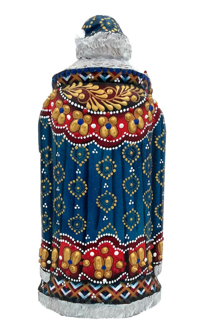 Santa Claus Blue Russian Doll BuyRussianGifts Store