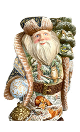 Father frost figure with Christmas tree