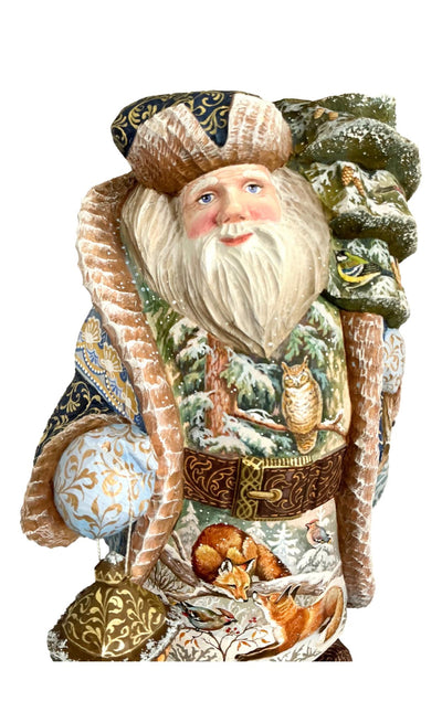 Father frost figure with Christmas tree