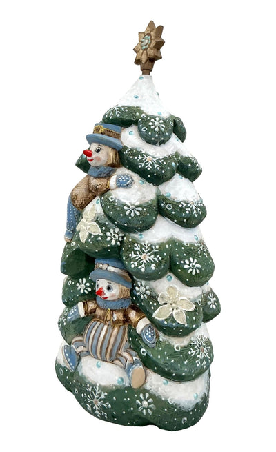 Large Christmas Tree Snowmen BuyRussianGifts Store