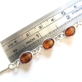 Honey Amber Chain Link Bracelet BuyRussianGifts