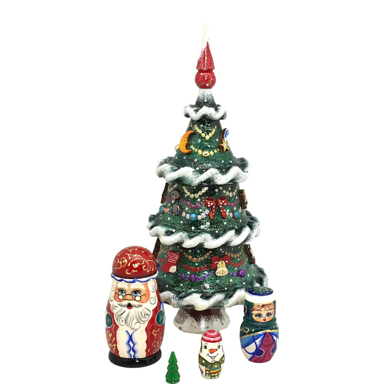 Christmas tree matryoshka
