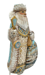Vintage Wooden Santa with Bag of Presents BuyRussianGifts Store