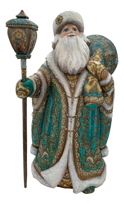 17” Tall Russian Father Frost Burgundy Gold. BuyRussianGifts Store