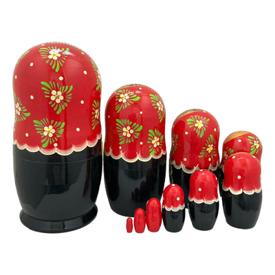Large Traditional Nesting Dolls Set of 10 BuyRussianGifts Store