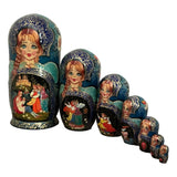 Russian Fairytale Nesting Dolls Large Set BuyRussianGifts Store