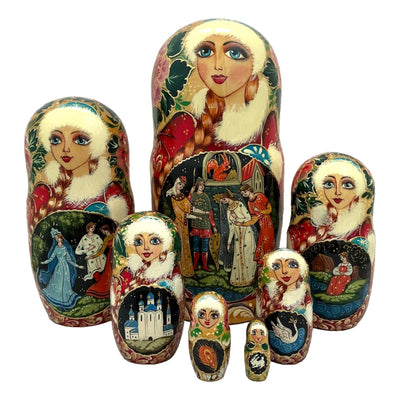 Russian Fairytale Nesting Dolls Large Set BuyRussianGifts Store