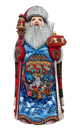 Wooden Santa Snow Queen Fairytale BuyRussianGifts Store