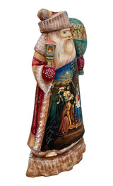 12.5” Traditional Russian Santa Nativity Figurine BuyRussianGifts Store