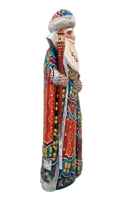 Russian Grandfather Frost Blue Winter Coat BuyRussianGifts Store