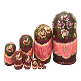 Large Nesting Dolls Colorful 7 Pieces Set BuyRussianGifts Store