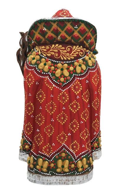 Hand carved wooden Russian Santa