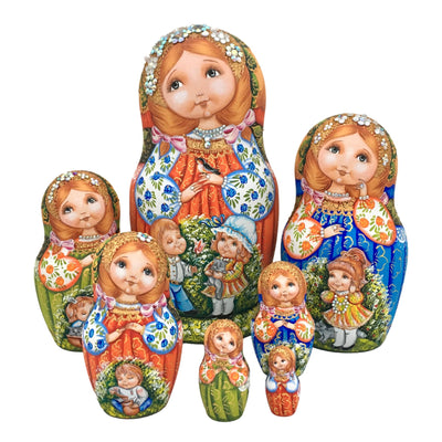Matryoshka doll large set of 7