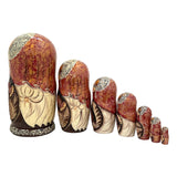 Russian Winter Large Matryoshka 7 Pieces Set BuyRussianGifts Store