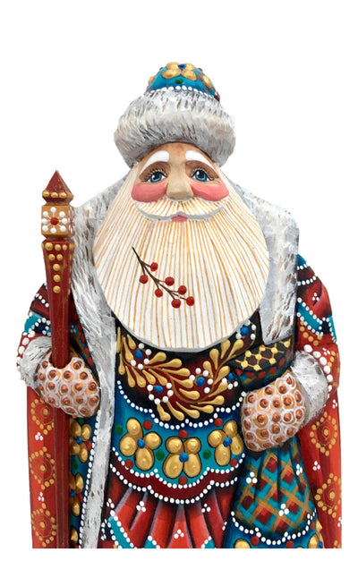 Russian Grandfather Frost Blue Winter Coat BuyRussianGifts Store