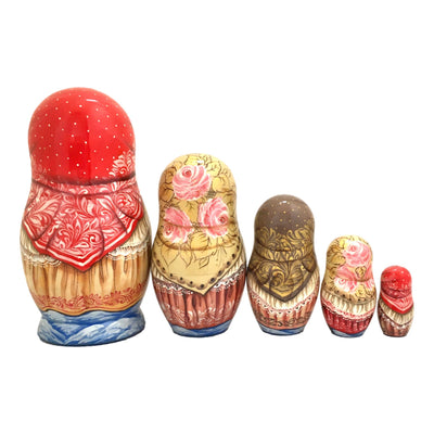 Cats Russian dolls 5 Pieces Set