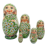 Daisies Summer Nesting Dolls BuyRussianGifts Store