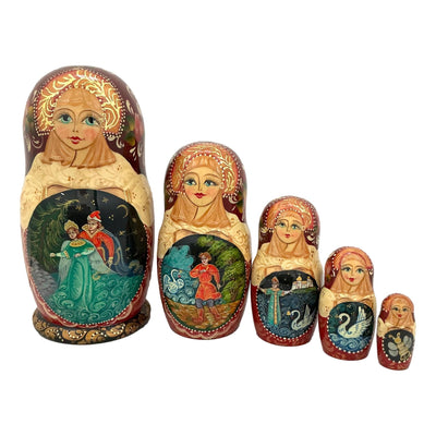 Tzar Sultan by Puskin Fairy Tale Nesting Dolls BuyRussianGifts Store