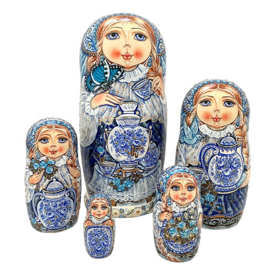Tea Time Nesting Dolls BuyRussianGifts Store