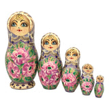 Purple Russian Matryoshka Dolls BuyRussianGifts Store