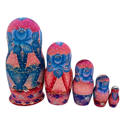 Russian Winter Christmas Nesting Dolls BuyRussianGifts Store
