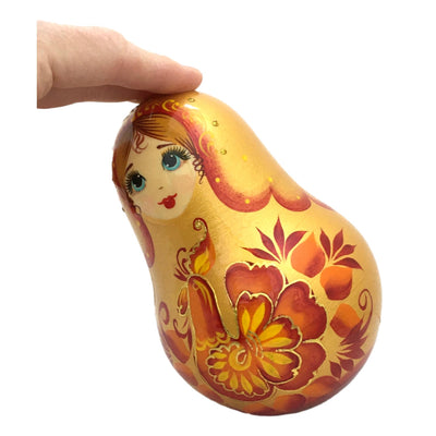 Russian Doll Roly Poly Blue BuyRussianGifts Store