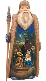 Russian Santa nativity scene 