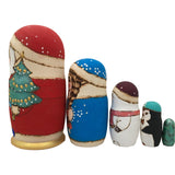 Unique Santa with a Friends Nesting Doll Set BuyRussianGifts Store