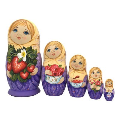 Lavender nesting dolls 