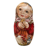 Unique Authentic Russian nesting dolls Farm Children BuyRussianGifts Store