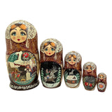 Russian Matryoshka fairytale set of 5 BuyRussianGifts Store