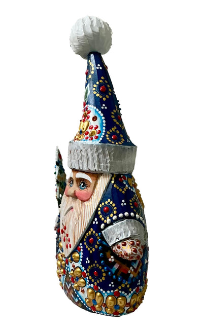 Wooden Russian santa