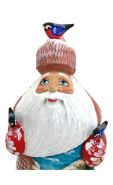 Santa Clause Birds Blue BuyRussianGifts Store