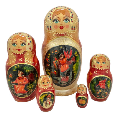 Firebird Story 5 Piece Nesting Dolls Set BuyRussianGifts Store