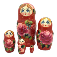 Traditional Russian Dolls Set 5 The Amber Gift Shop